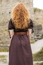 Mittelalterliches Sommerkleid "Denise" in braun-natur 