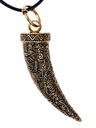 Amulett  "Zahn des Fenrir" aus Bronze Bild 2