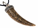 Amulett  "Zahn des Fenrir" aus Bronze Bild 3