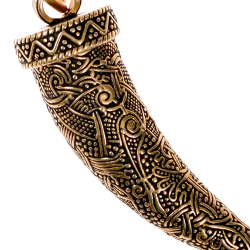 Amulett  "Zahn des Fenrir" aus Bronze Bild 5
