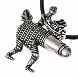 Abzeichen "Phallustier mit Schubkarre" Bild 2