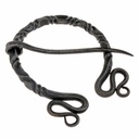 Eisen-Fibel mit Schlangen-Enden - 7 cm Bild 2
