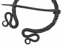 Eisen-Fibel mit Schlangen-Enden - 7 cm Bild 3