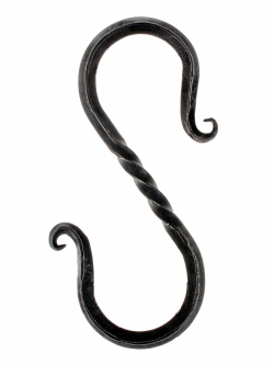 Formschön geschmiedeter S-Haken Bild 2