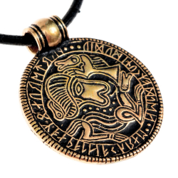 Brakteat von Tjurkö aus Bronze Bild 2