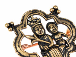 Mittelalter-Brosche "Madonna" Bild 3