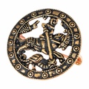 Mittelalterliche Brosche "St. Georg" Bild 2