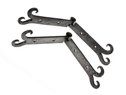 Mittelalter-Scharnier "Gabelbart" - Paar Bild 3