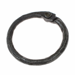 Geschmiedeter Ring aus Eisen - groß Bild 2