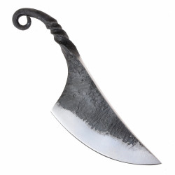 Wikinger Neck-Knife / Geschwärzte Klinge Bild 3