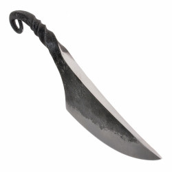 Wikinger Neck-Knife / Geschwärzte Klinge Bild 4