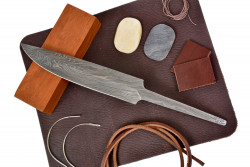 Messerbausatz 3 / Damast - 16 cm Bild 4