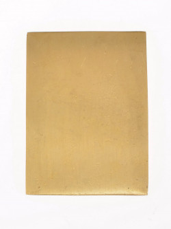 Messing-Abschlussplatte | 4 x 3 x 0,4 cm Bild 2