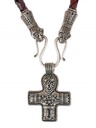 Collier "Terslev" mit Birka-Kruzifix - Zinn Bild 3