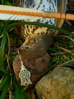 Wikinger-Ohrringe "Hugin" Bild 4