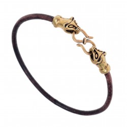 Wikinger-Armband "Wieselkopf" Bild 2