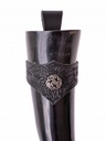 Horn mit Halter - Zierniete "Tribal" Bild 3
