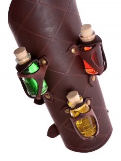 Armschützer mit drei Trankflaschen Bild 5