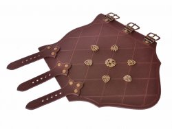 Armschützer mit Ziernieten "Wikinger" Bild 2