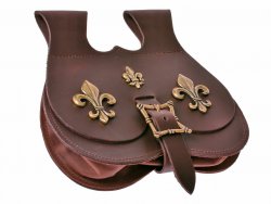 Geräumige Nierentasche - Fleur de Lys Bild 3