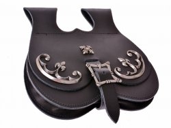 Geräumige Nierentasche - mit Beschlägen Bild 3