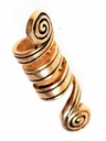 Haarperle "Locke" - 7 mm Loch Bild 2