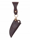 Damast Miniatur-Messer mit Holzgriff Bild 5