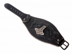 Armband mit Beschlag "Mjölnir" Bild 3