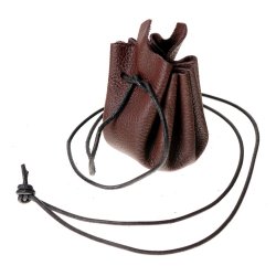 Lederbeutel "Mjölnir" - klein Bild 3