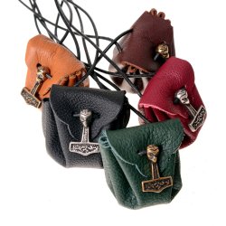 Lederbeutel "Mjölnir" - mini Bild 4