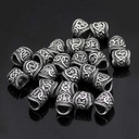Futhark-Haarperle "Ihwa" - 8 mm Loch Bild 3