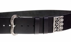 Houppelande-Gürtel - 5,5 cm / Mit Ende Bild 3