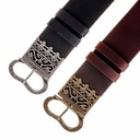 Houppelande-Gürtel aus Leder - 5,5 cm Bild 2
