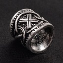 24 Haarperlen "Futhark" - 8 mm Loch Bild 2