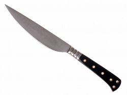Mittelalterliches Messer - Horn / Messing Bild 5