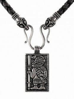 Collier "Fossi" mit Vendel-Krieger Bild 3