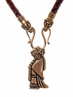 Collier "Fossi" mit Walküre-Amulett Bild 3
