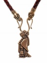 Collier "Fossi" mit Walküre-Amulett Bild 3