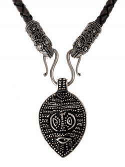 Collier "Terslev" mit Masken-Amulett Bild 3