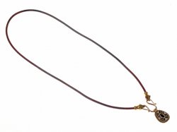 Collier "Wiesel" mit Cloisonné-Anhänger Bild 2