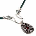 Collier "Wiesel" mit Cloisonné-Anhänger Bild 3
