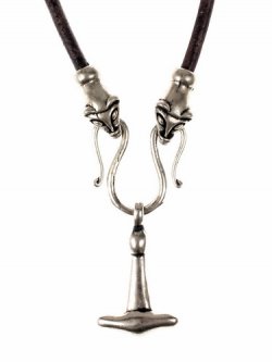 Collier "Wiesel" mit Haithabu-Mjoelnir Bild 3