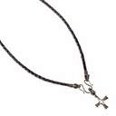 Collier "Fossi" mit Wolfskreuz Bild 4