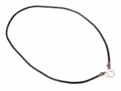 Wikinger-Lederkette "Wolfskopf" - 65 cm Bild 4