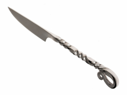 Mittelalter-Essmesser - tordiert Bild 2