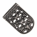 Wikinger-Gürtelset "Vaerne" - für 4,5 cm Bild 4