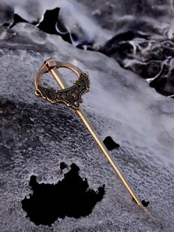Ringnadel der Wikinger aus Norwegen Bild 3