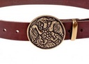 Buckle-Belt 4 cm / Turul - Kernleder Bild 3