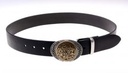 Buckle-Belt 4 cm / Zweifarbig - Spaltleder Bild 2