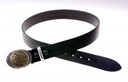 Buckle-Belt 4 cm / Zweifarbig - Kernleder Bild 2